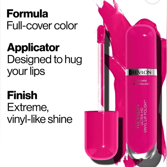 🆕 5/$15 Revlon Ultra HD Vinyl High Shine Lip Polish Rule The World 975 - Picture 3 of 4
